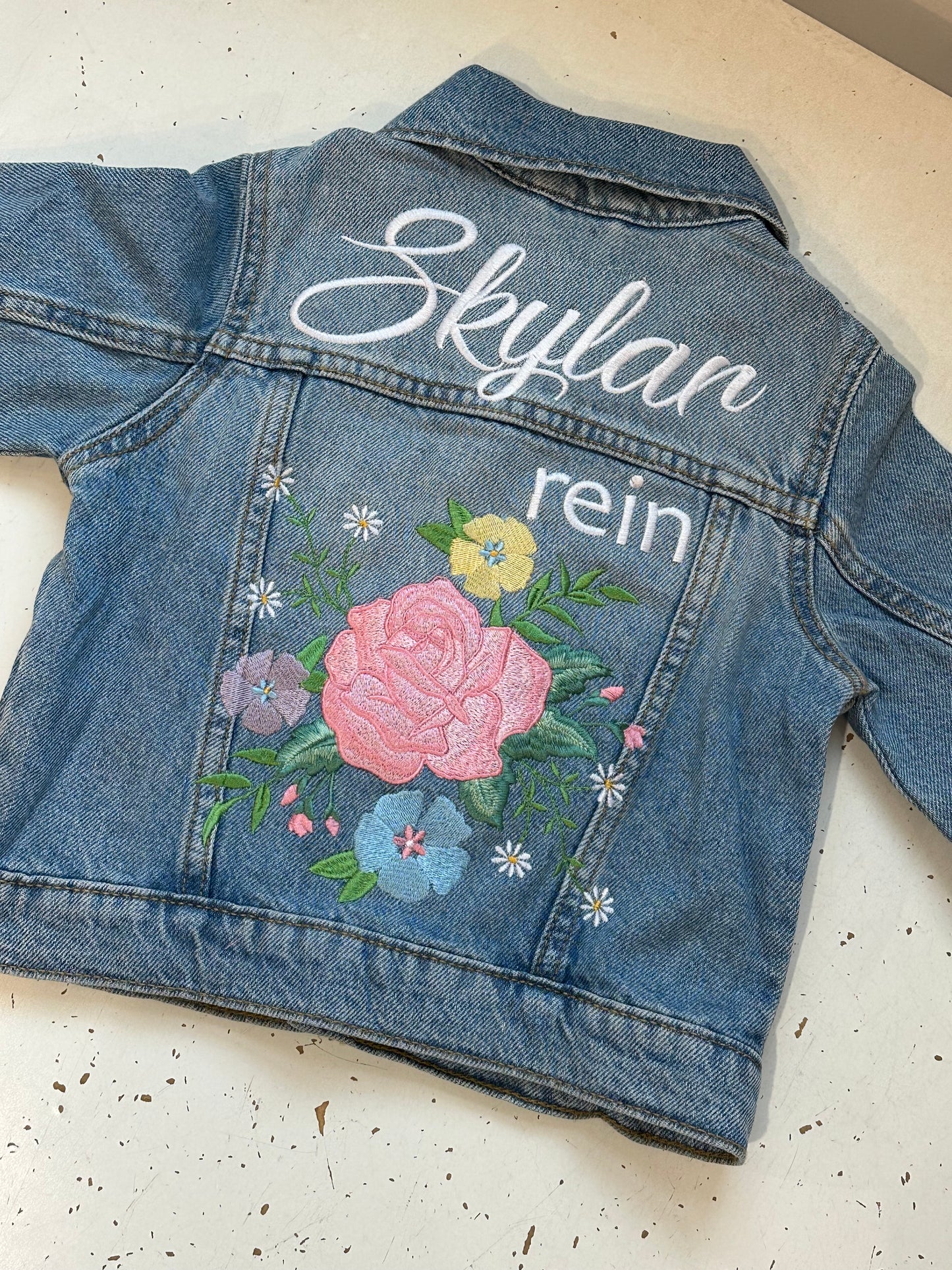 DESIGN DEPOSIT for 1 Custom Kids Denim Jacket