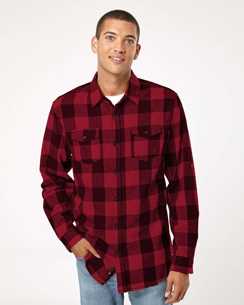 Embroidered Grandpa Flannel Shirt