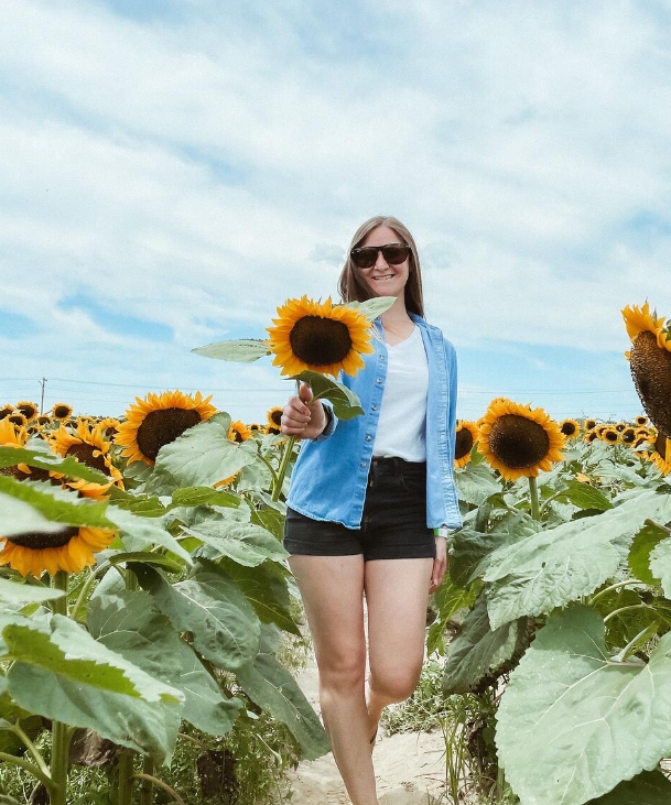 Embroidered Pocket Full of Posies Unisex Denim Shacket Shirt Jacket Chambray
