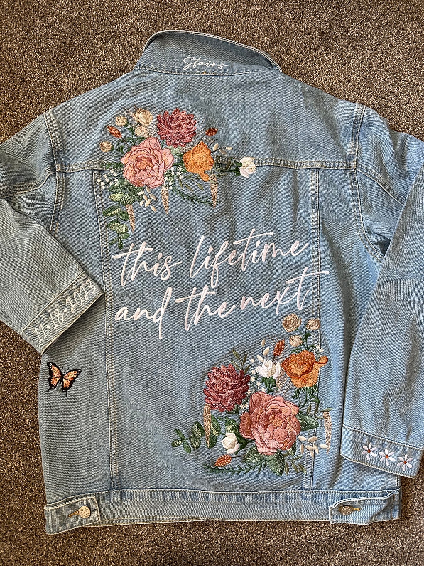 DESIGN DEPOSIT for 1 Custom Women's RELAXED FIT Denim Jacket