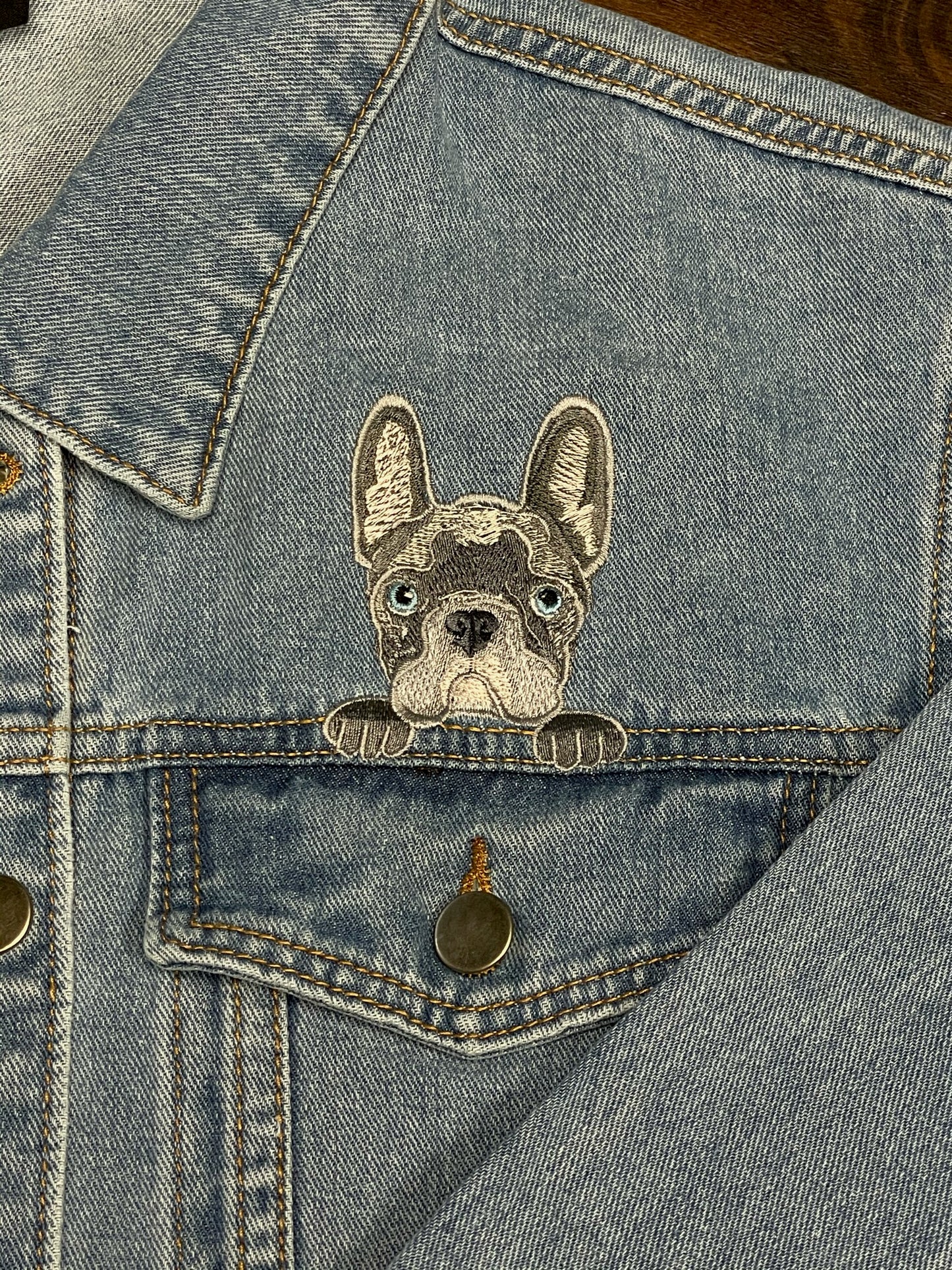 Your Pet Over Pocket Relaxed Fit Denim Jacket