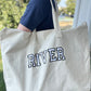 CUSTOM Embroidered Name Zipper Tote Bags __ Weekender Bag