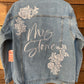 White Lace Women’s Relaxed Fit Denim Jacket