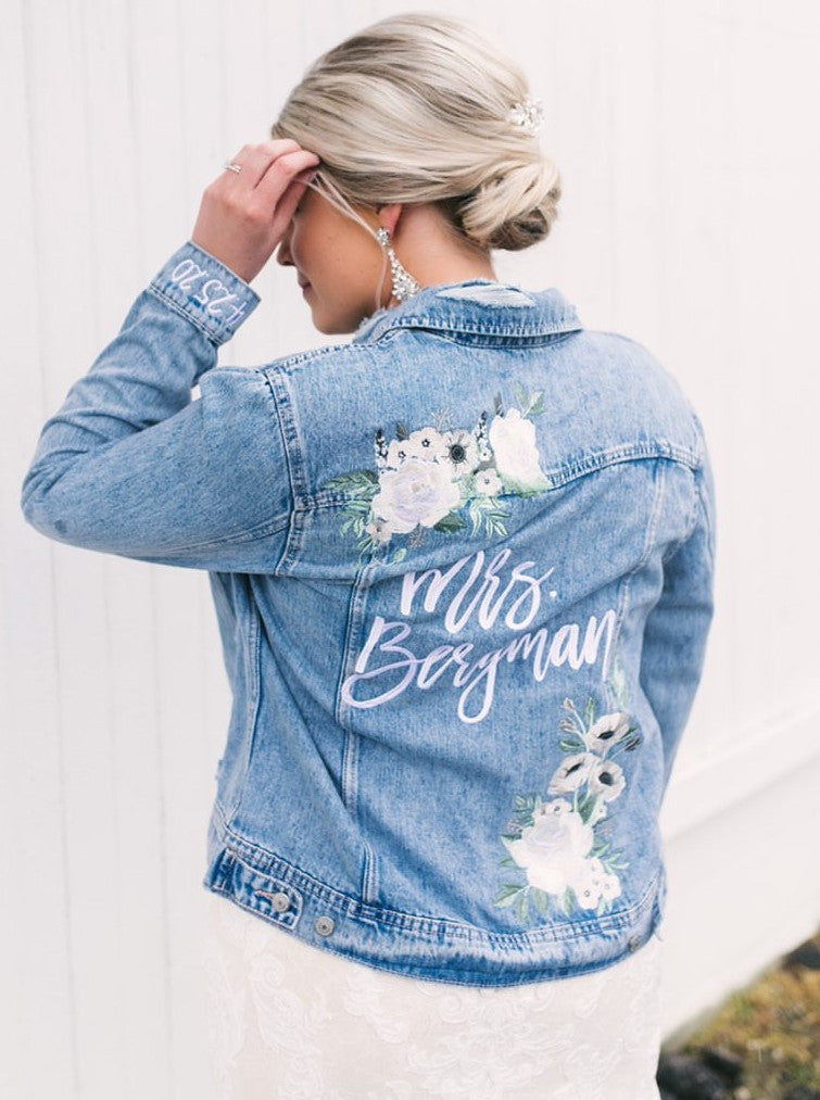 DESIGN DEPOSIT for 1 Custom Women's FITTED Denim Jacket