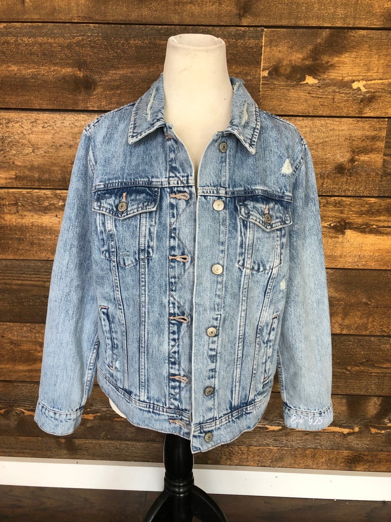 DESIGN DEPOSIT for 1 Custom Women's FITTED Denim Jacket