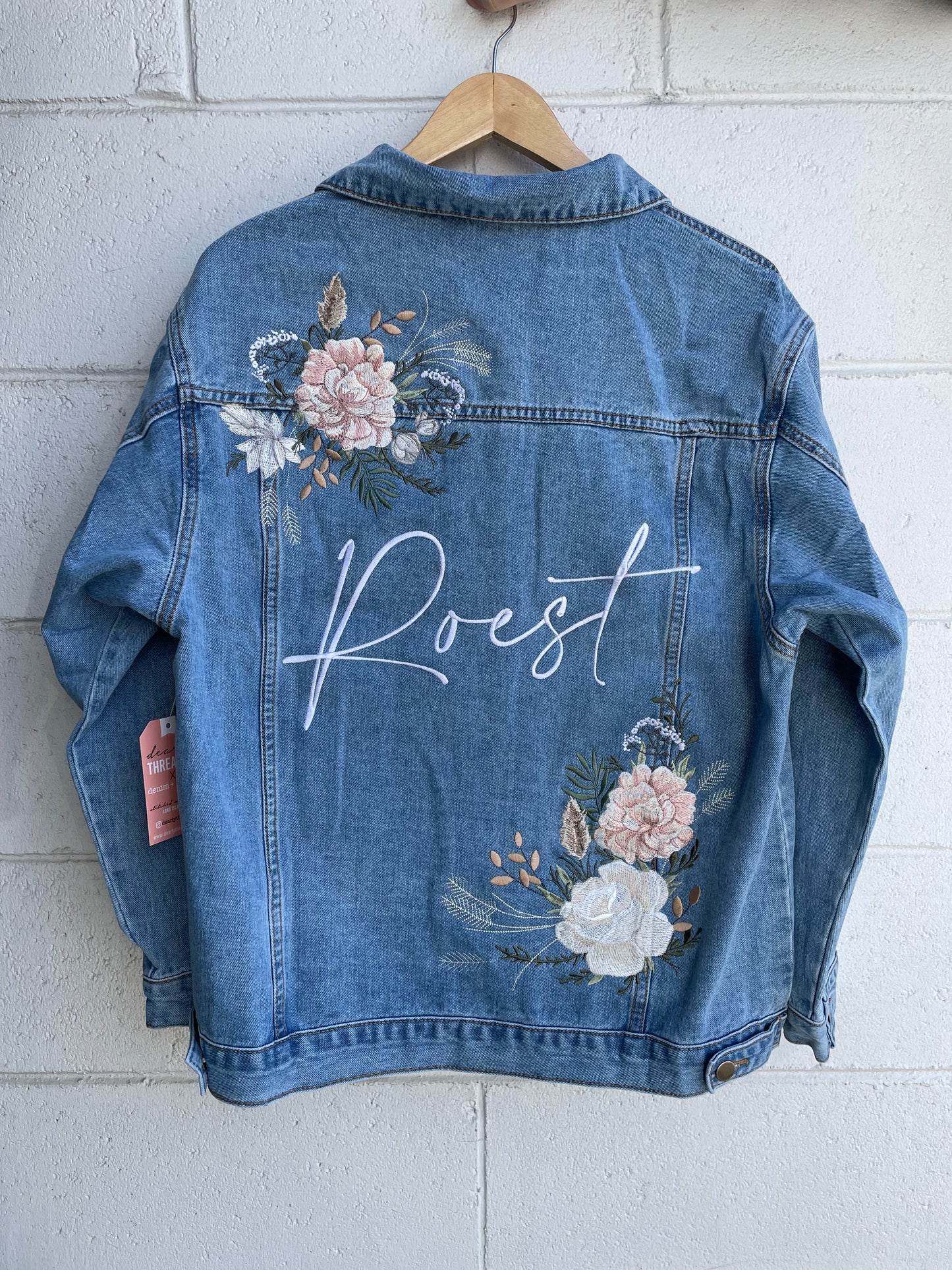 DESIGN DEPOSIT for 1 Custom Women's RELAXED FIT Denim Jacket