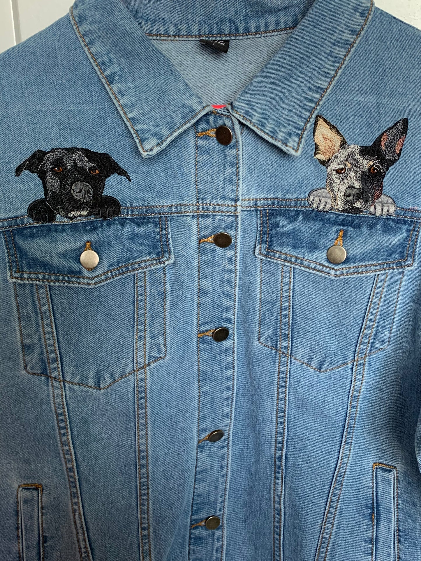 Your Pet Over Pocket Relaxed Fit Denim Jacket