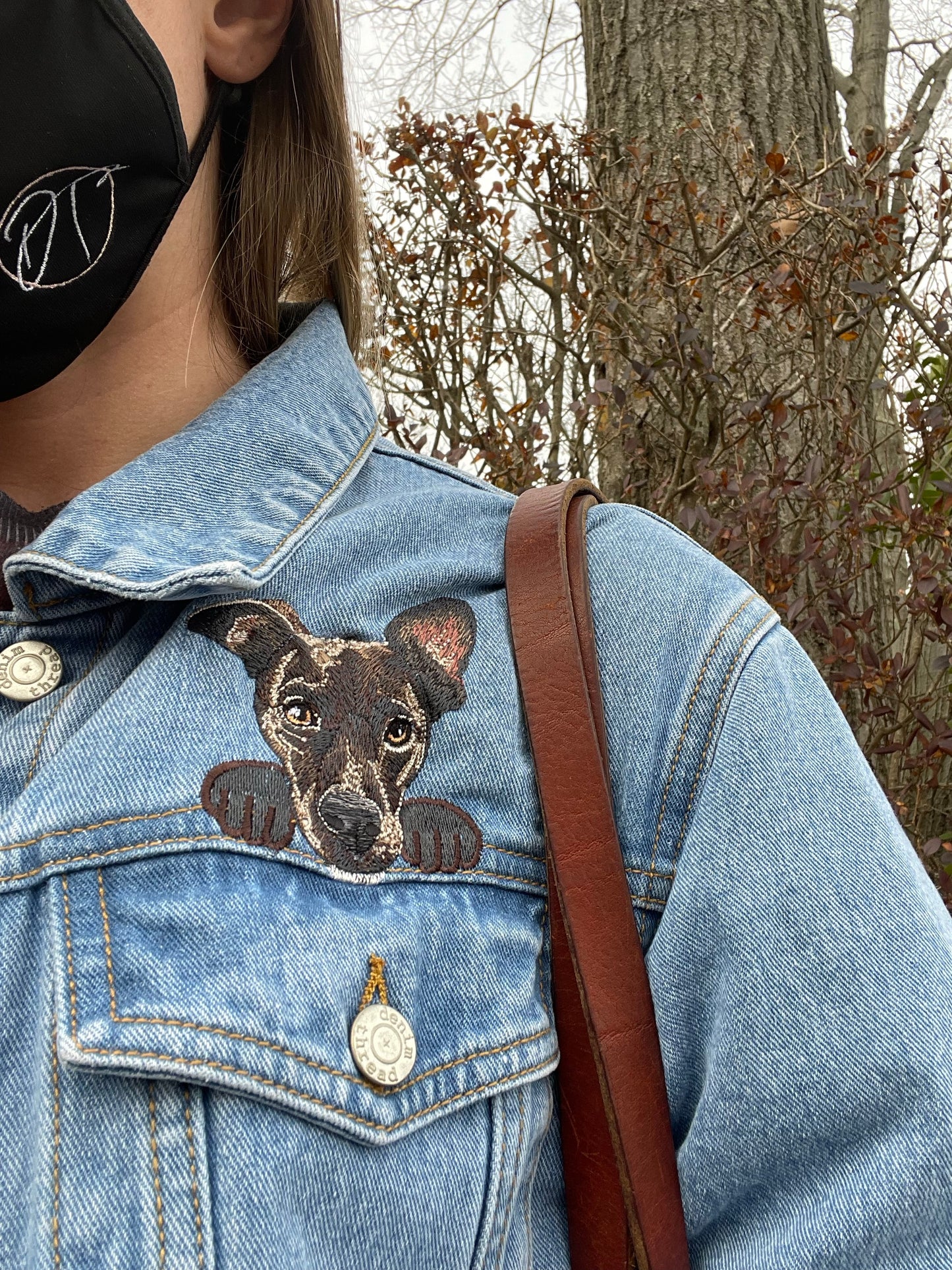 Your Pet Over Pocket Relaxed Fit Denim Jacket