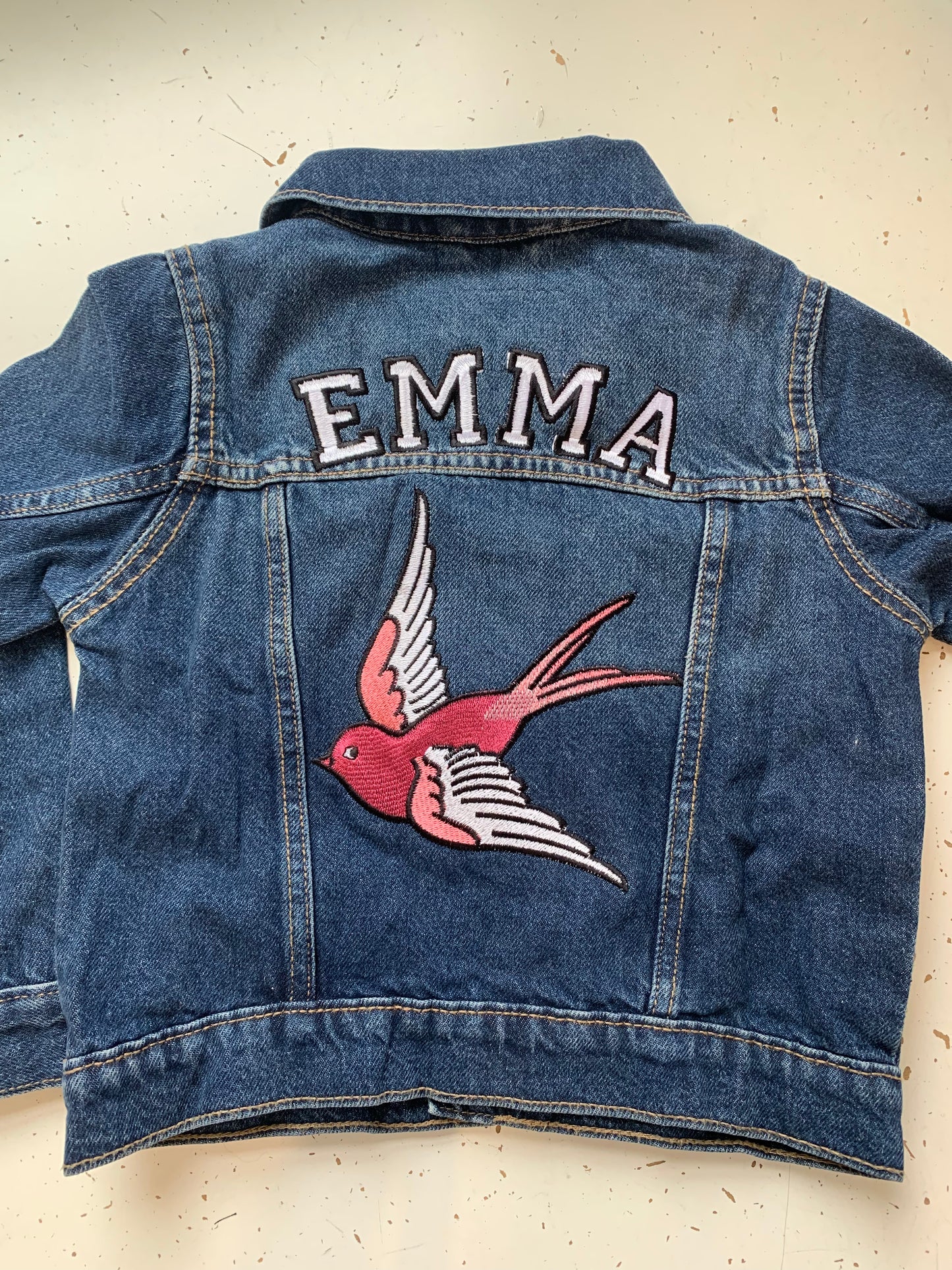 DESIGN DEPOSIT for 1 Custom Kids Denim Jacket