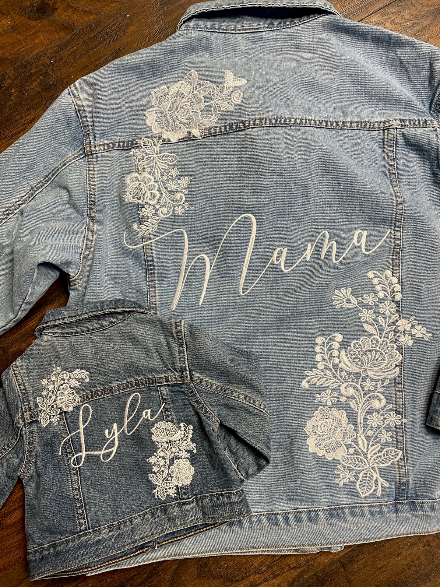 DESIGN DEPOSIT for 1 Custom Kids Denim Jacket