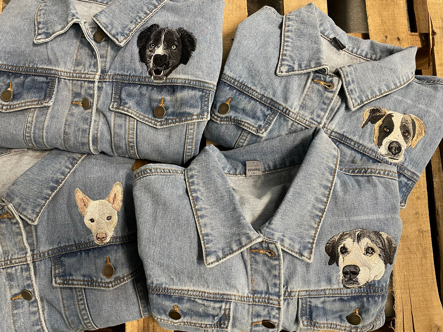 Your Pet Over Pocket Relaxed Fit Denim Jacket