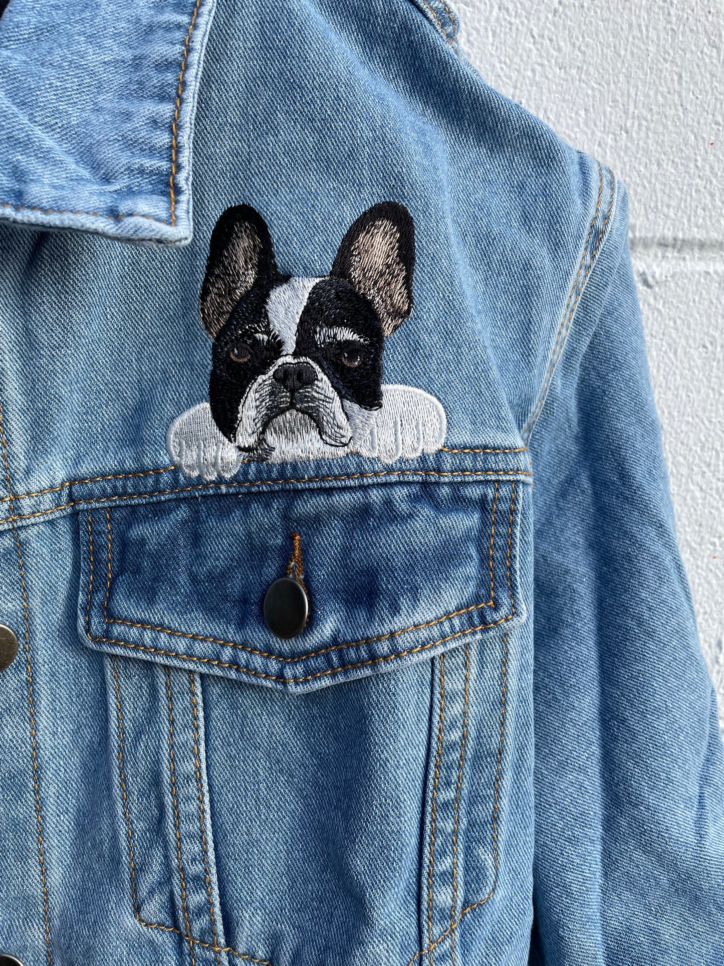 Your Pet Over Pocket Relaxed Fit Denim Jacket