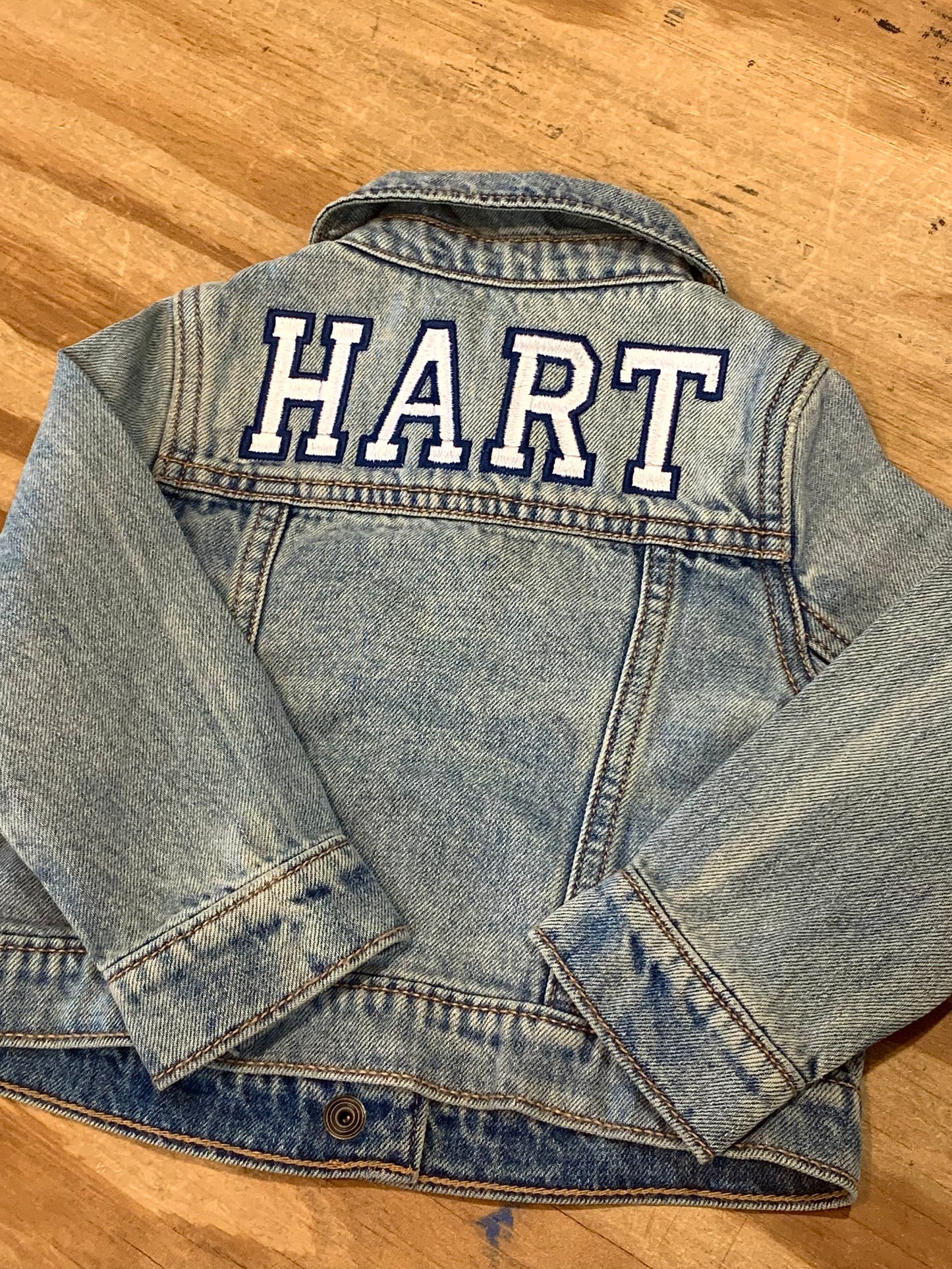 DESIGN DEPOSIT for 1 Custom Kids Denim Jacket