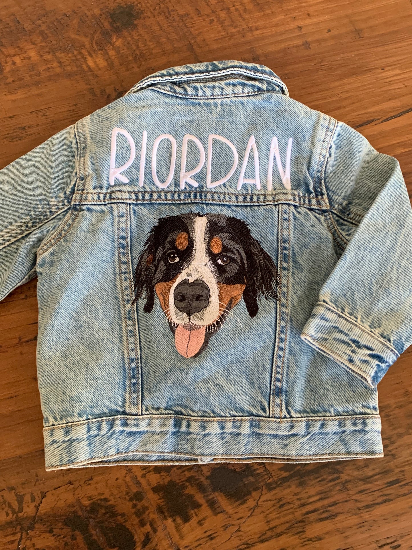 DESIGN DEPOSIT for 1 Custom Kids Denim Jacket