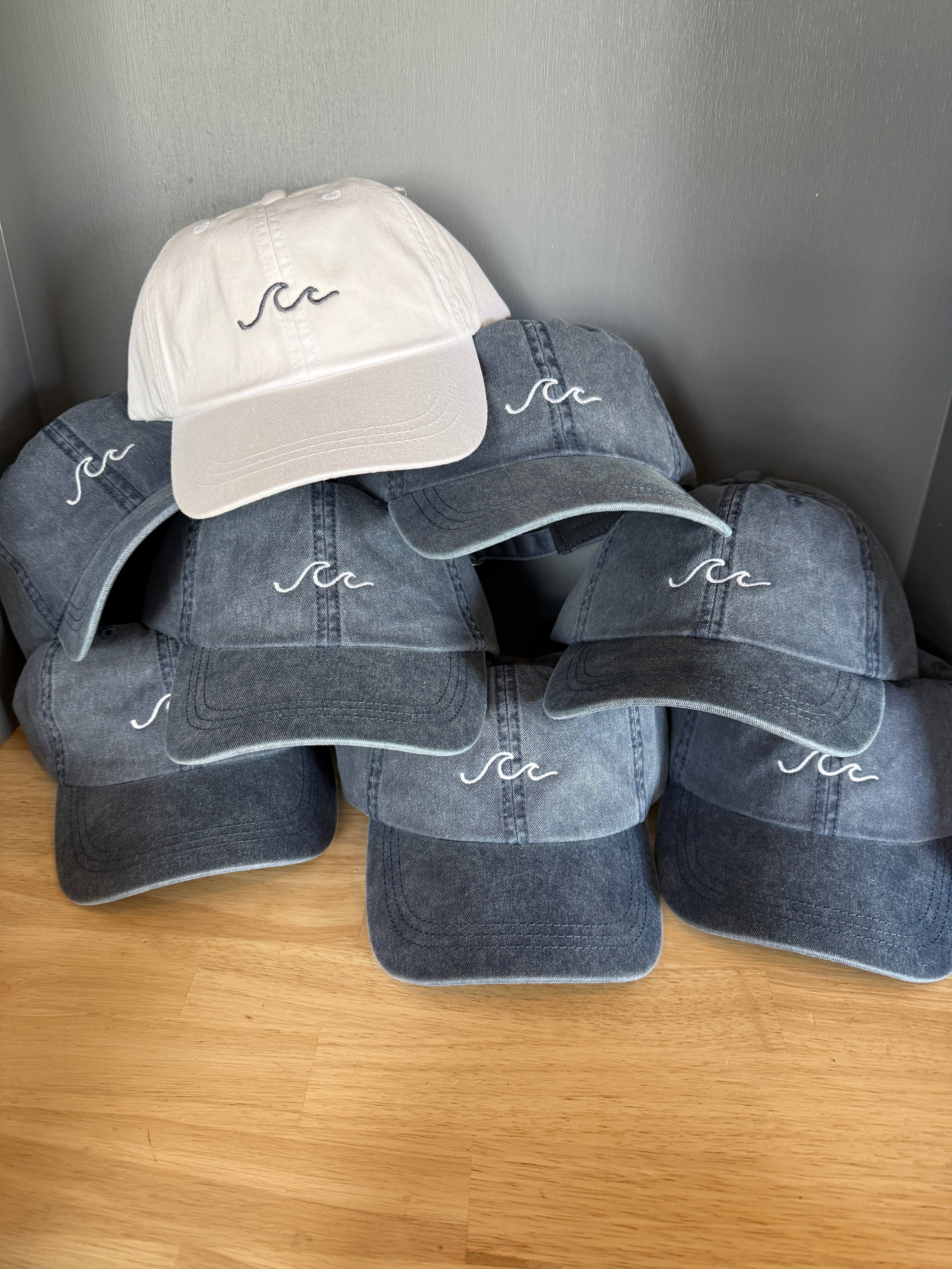 Embroidered Waves Bachelorette Hats
