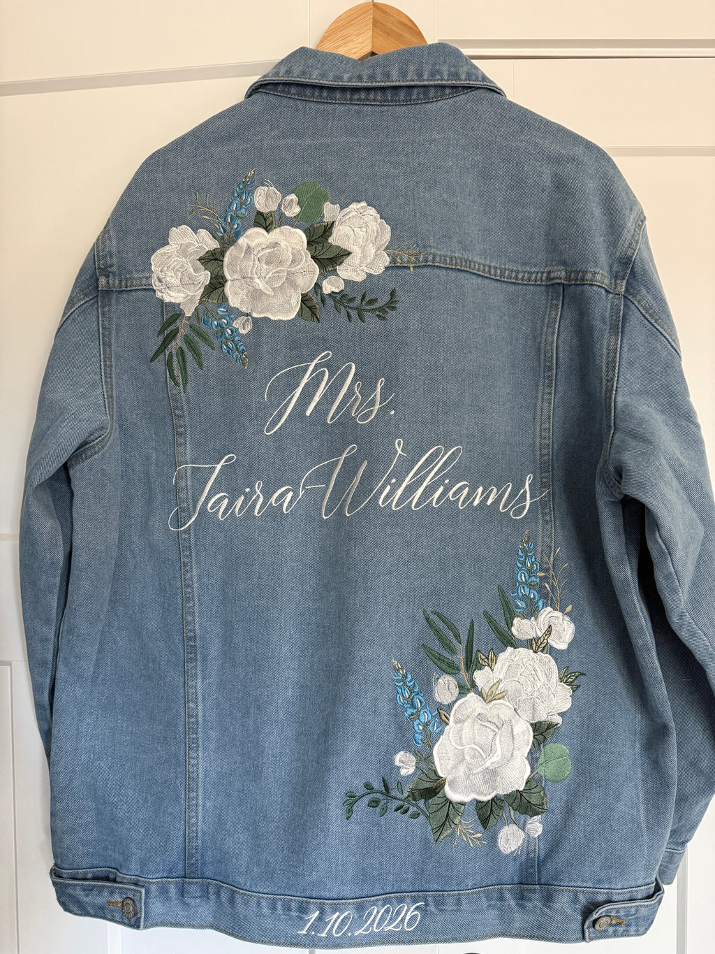 DESIGN DEPOSIT for 1 Custom Women's RELAXED FIT Denim Jacket