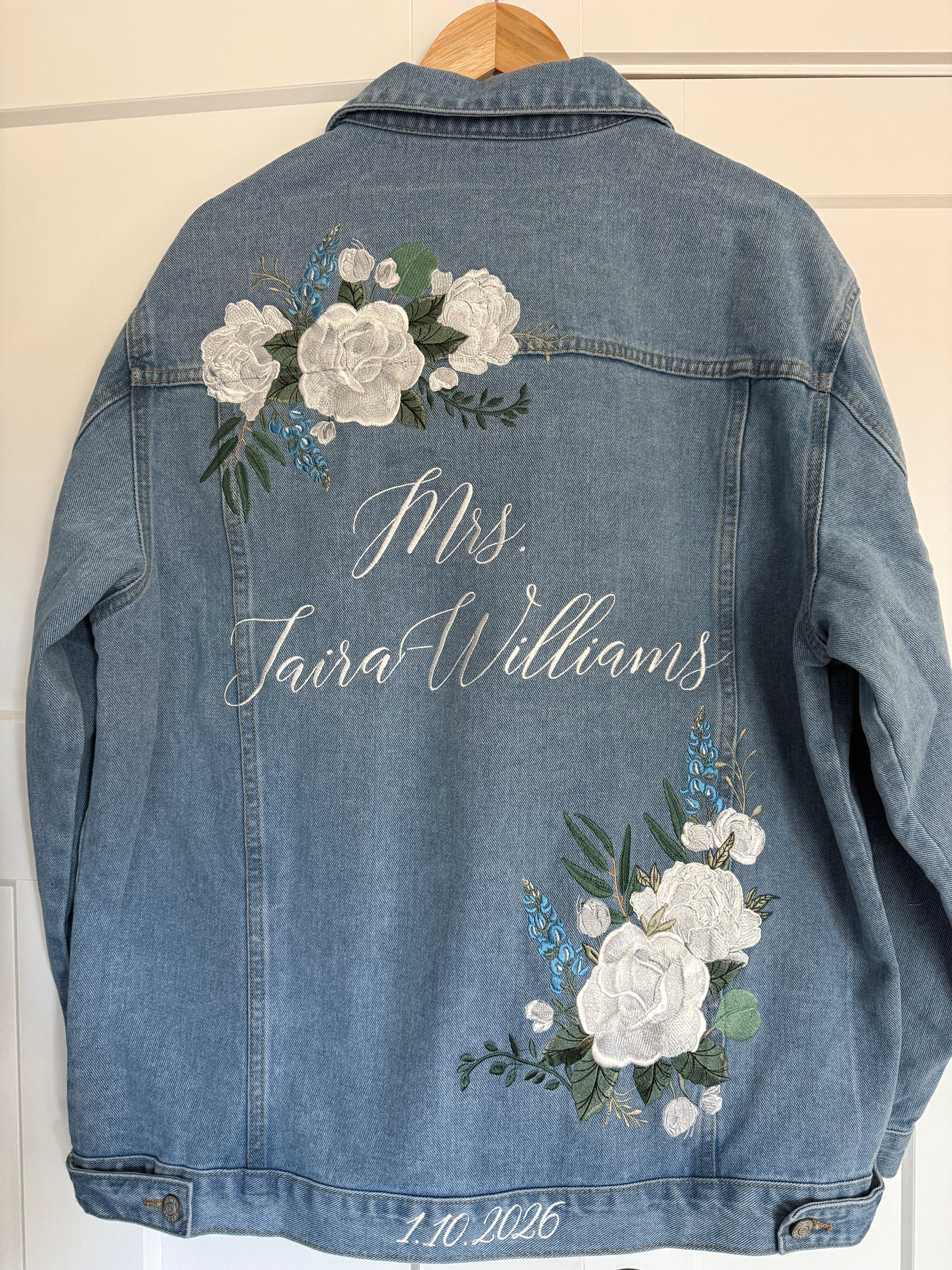 DESIGN DEPOSIT for 1 Custom Women's RELAXED FIT Denim Jacket