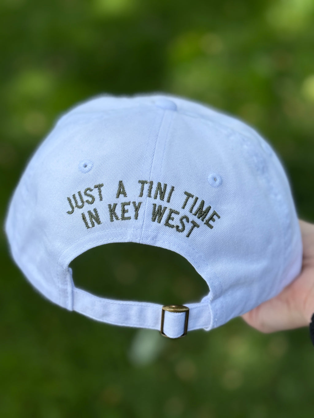 Embroidered Martini Bachelorette Hats