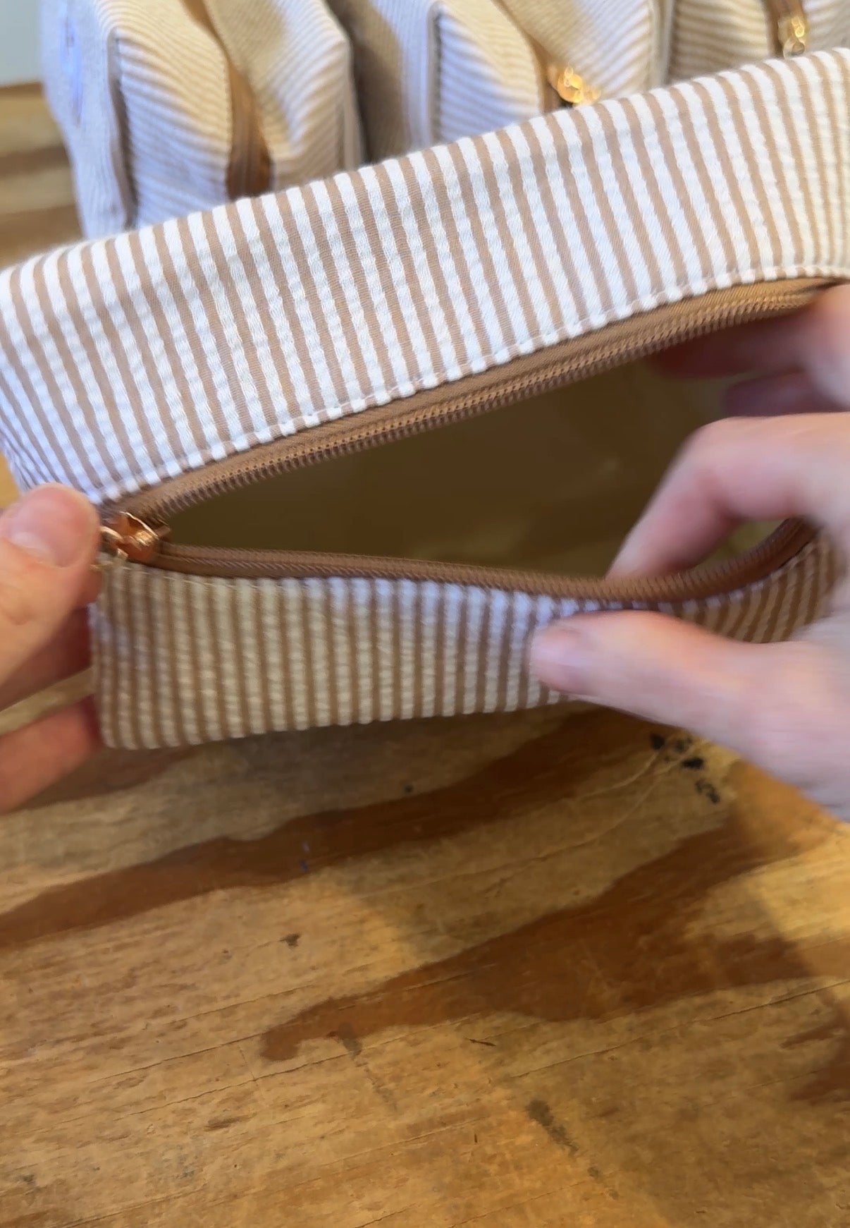 CUSTOM Embroidered Zippered Cosmetic Bag