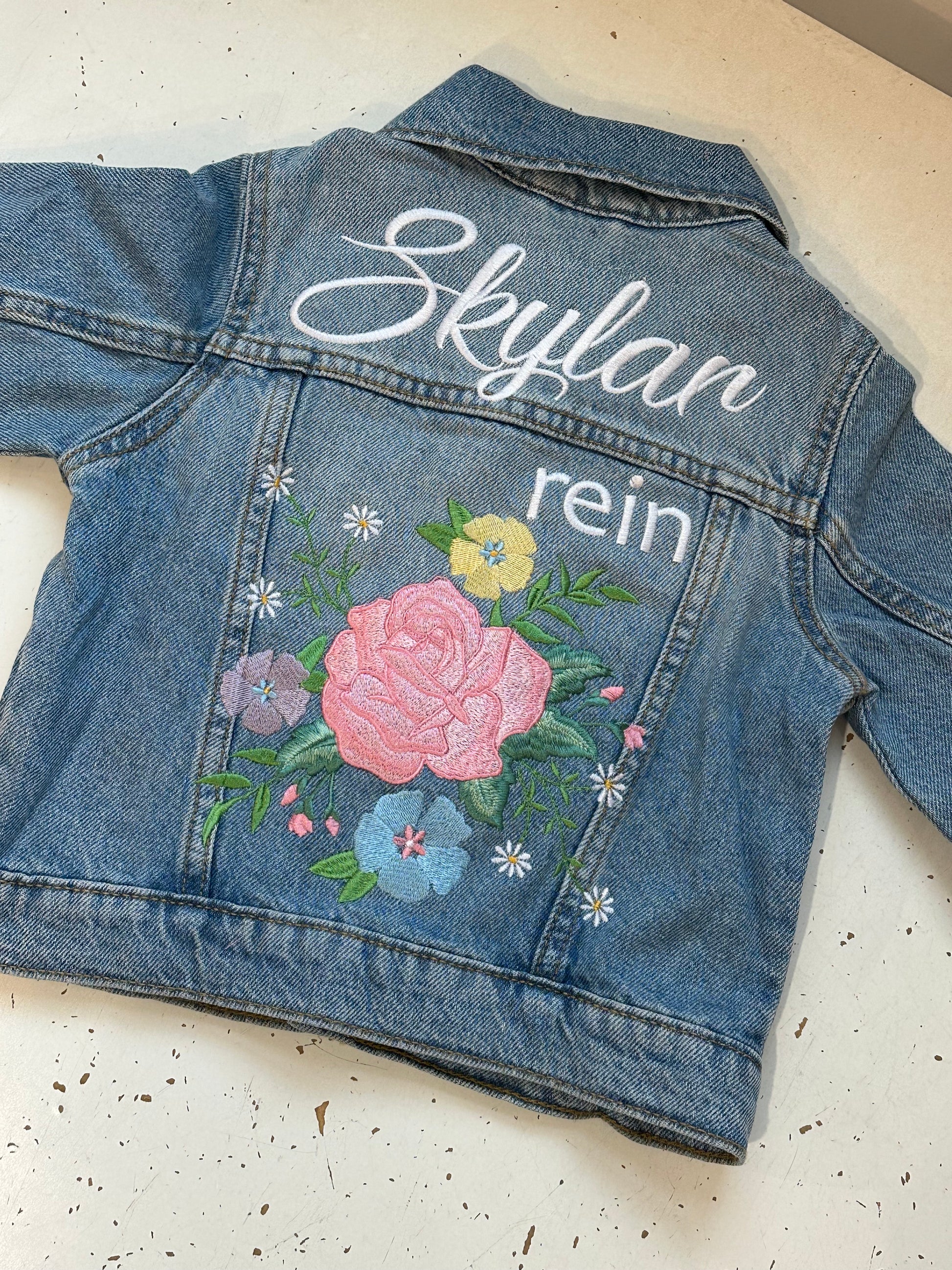 DESIGN DEPOSIT for Custom Kids Denim Jacket – Dearly Threaded
