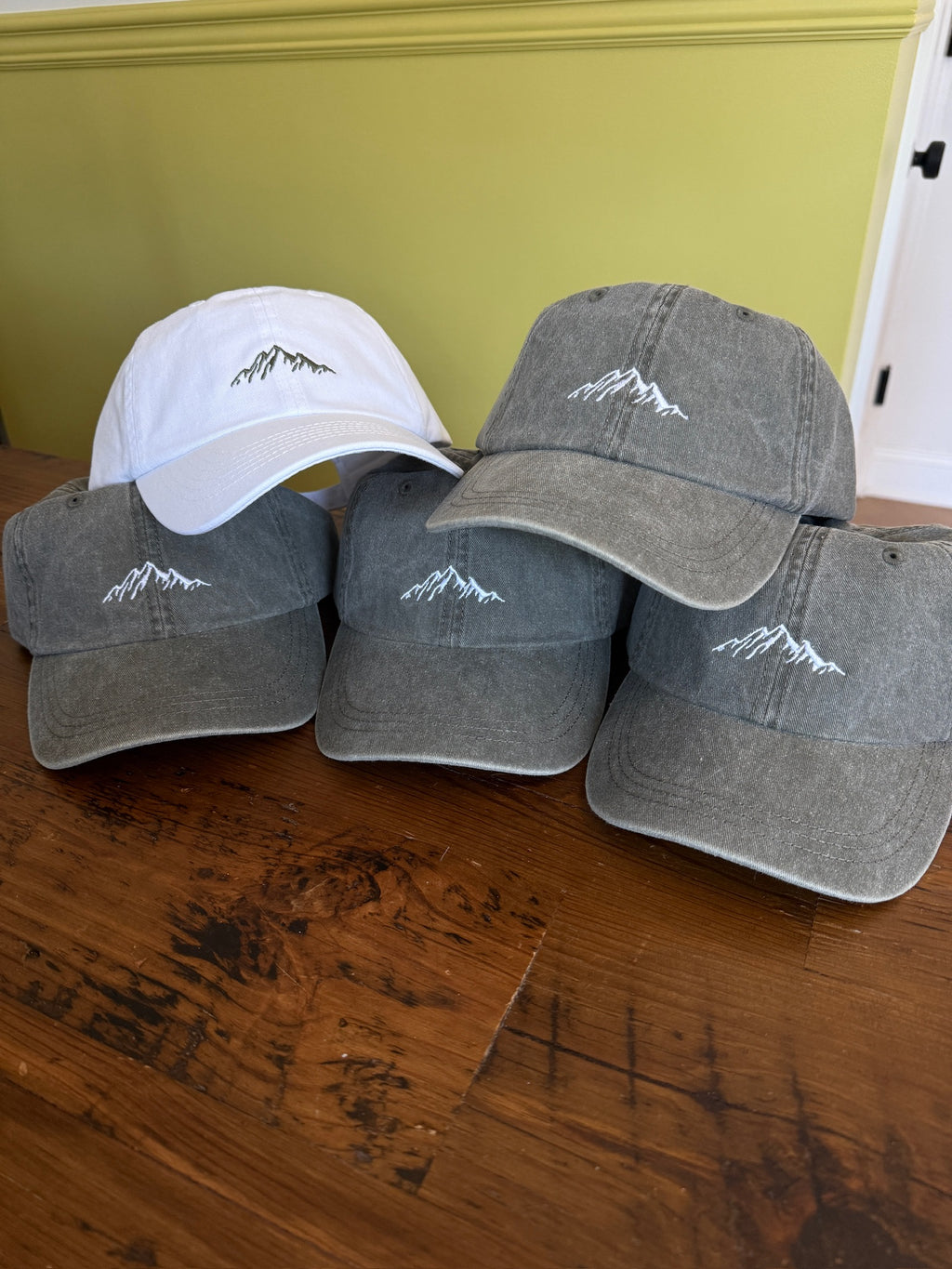 Embroidered Mountain Bachelorette Hats