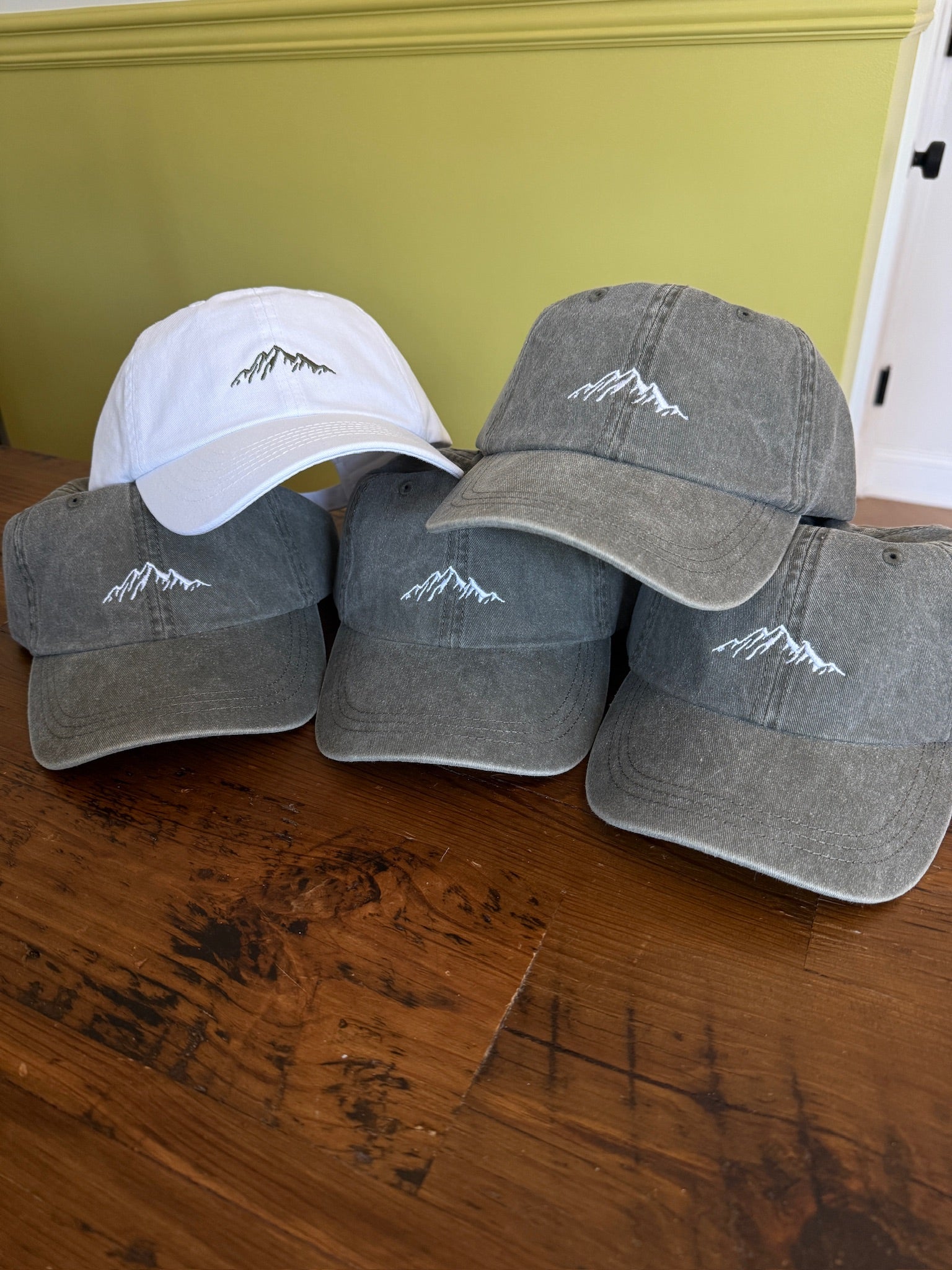 Embroidered Mountain Bachelorette Hats