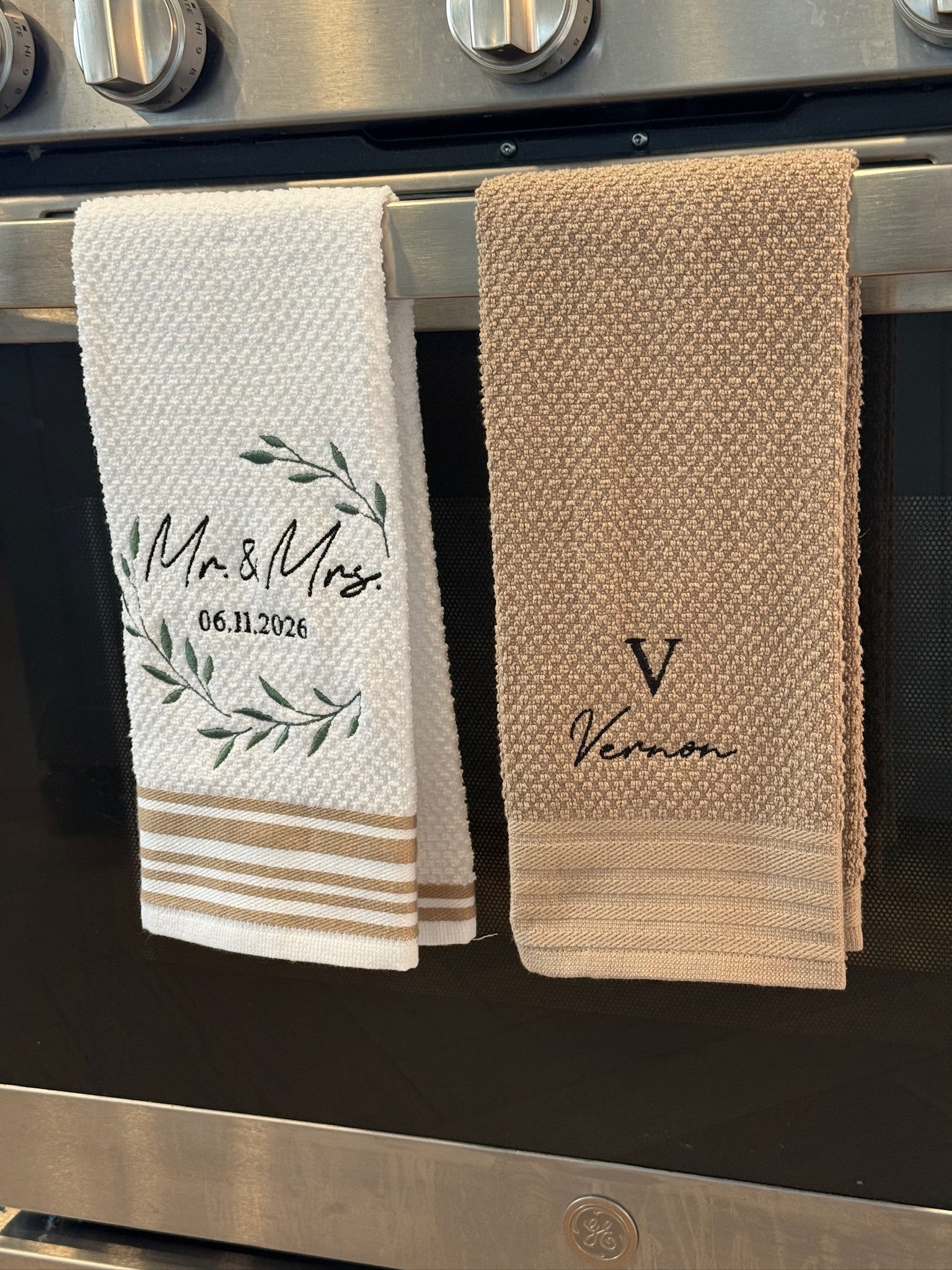 Embroidered Kitchen Towel