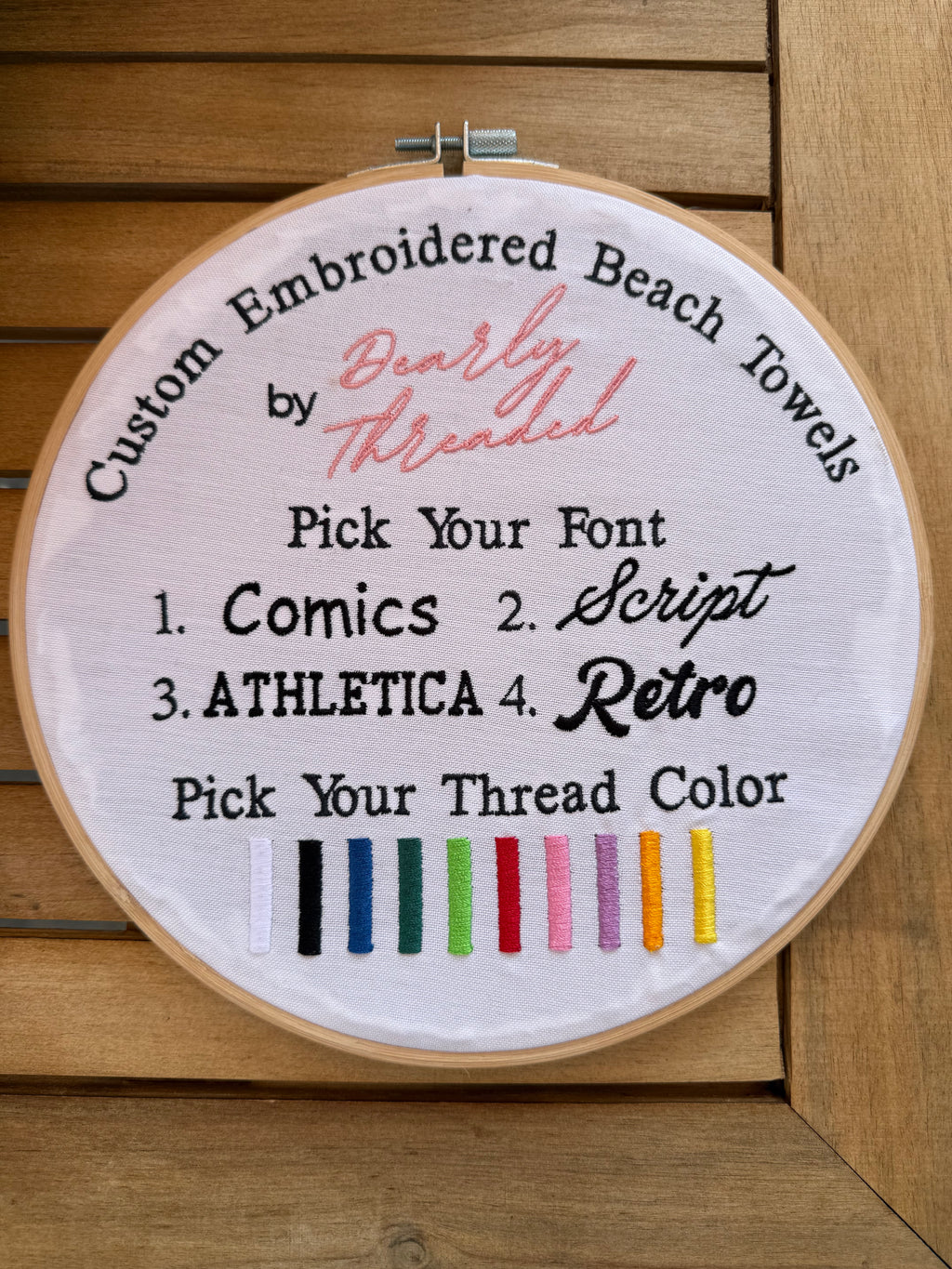 Custom Name Beach Towels