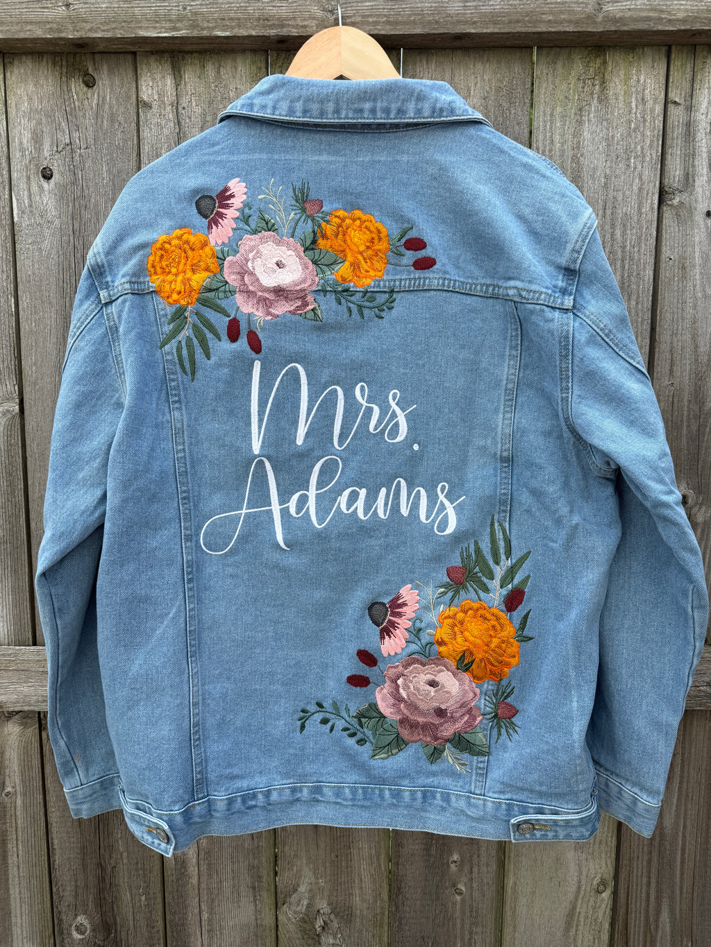 DESIGN DEPOSIT for 1 Custom Women's RELAXED FIT Denim Jacket