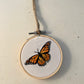 Embroidered Holiday Embroidery Hoop Ornament