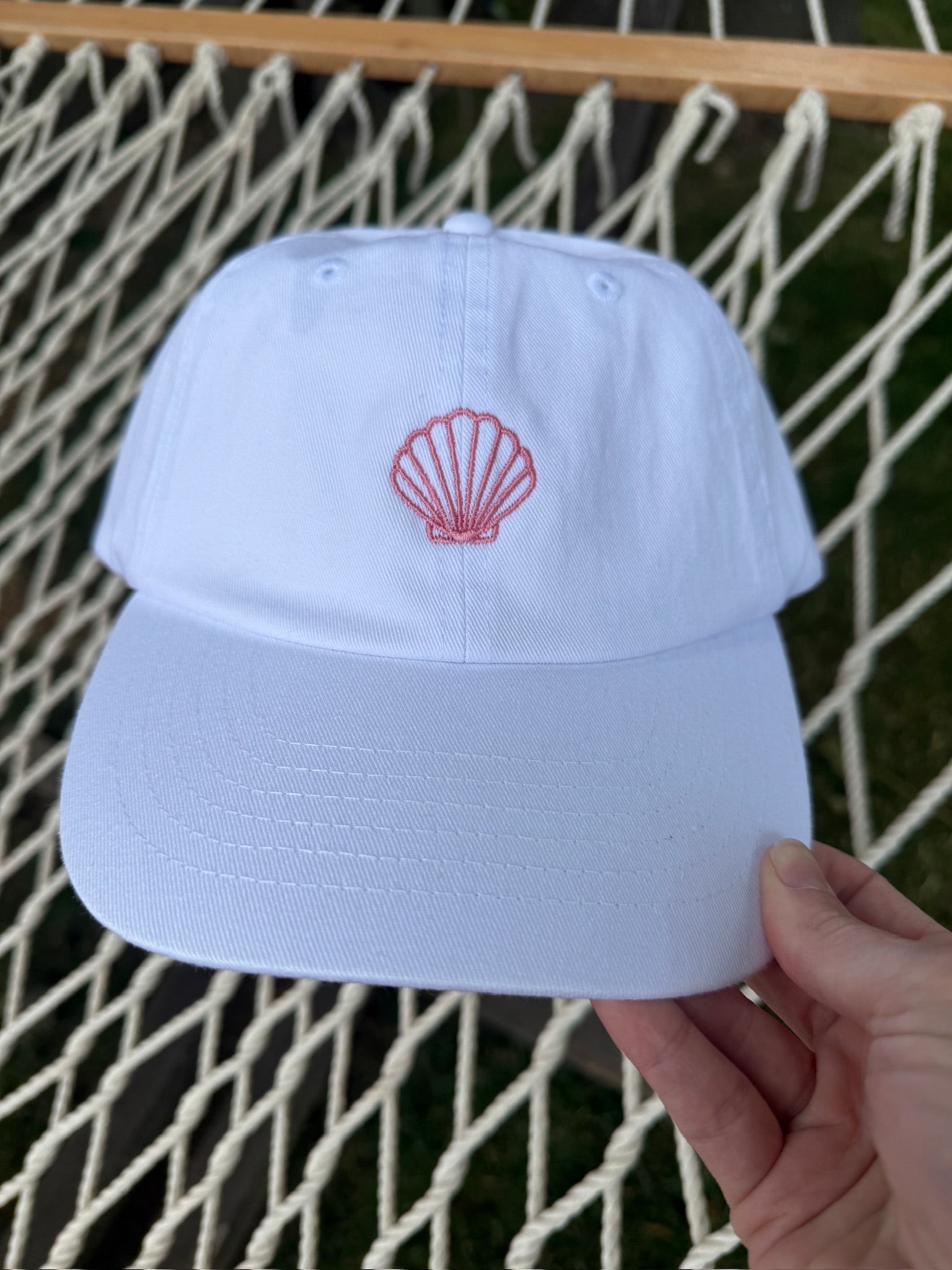 Embroidered Sea Shell Bachelorette Hats