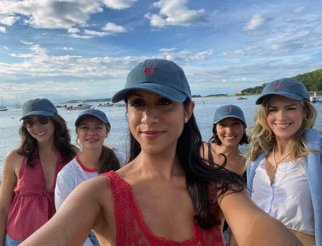 Embroidered Lobster Hat