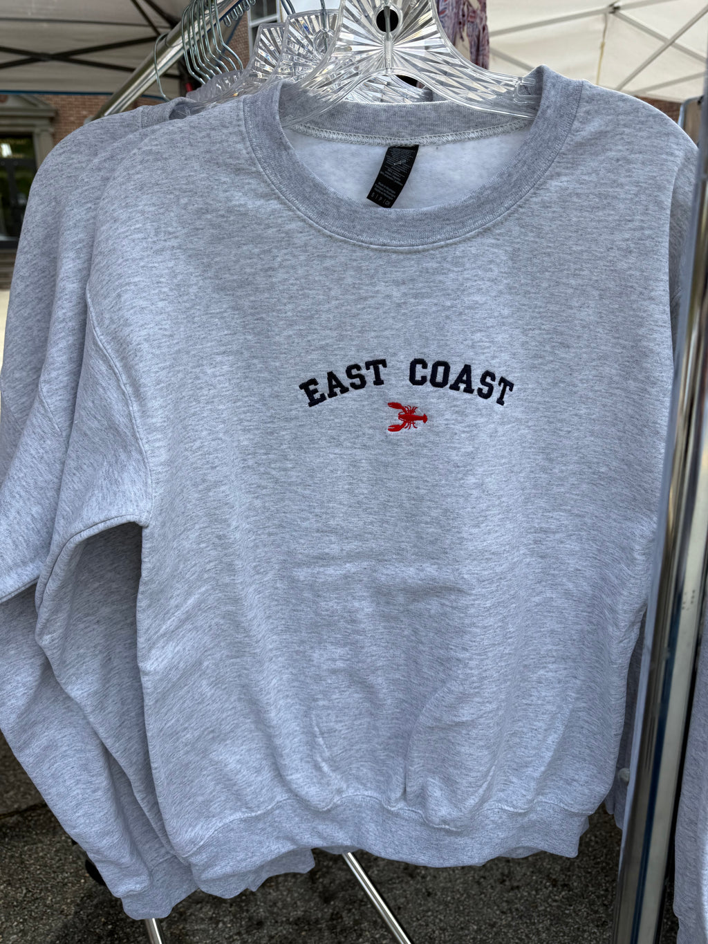 Embroidered EAST COAST Unisex Crewneck