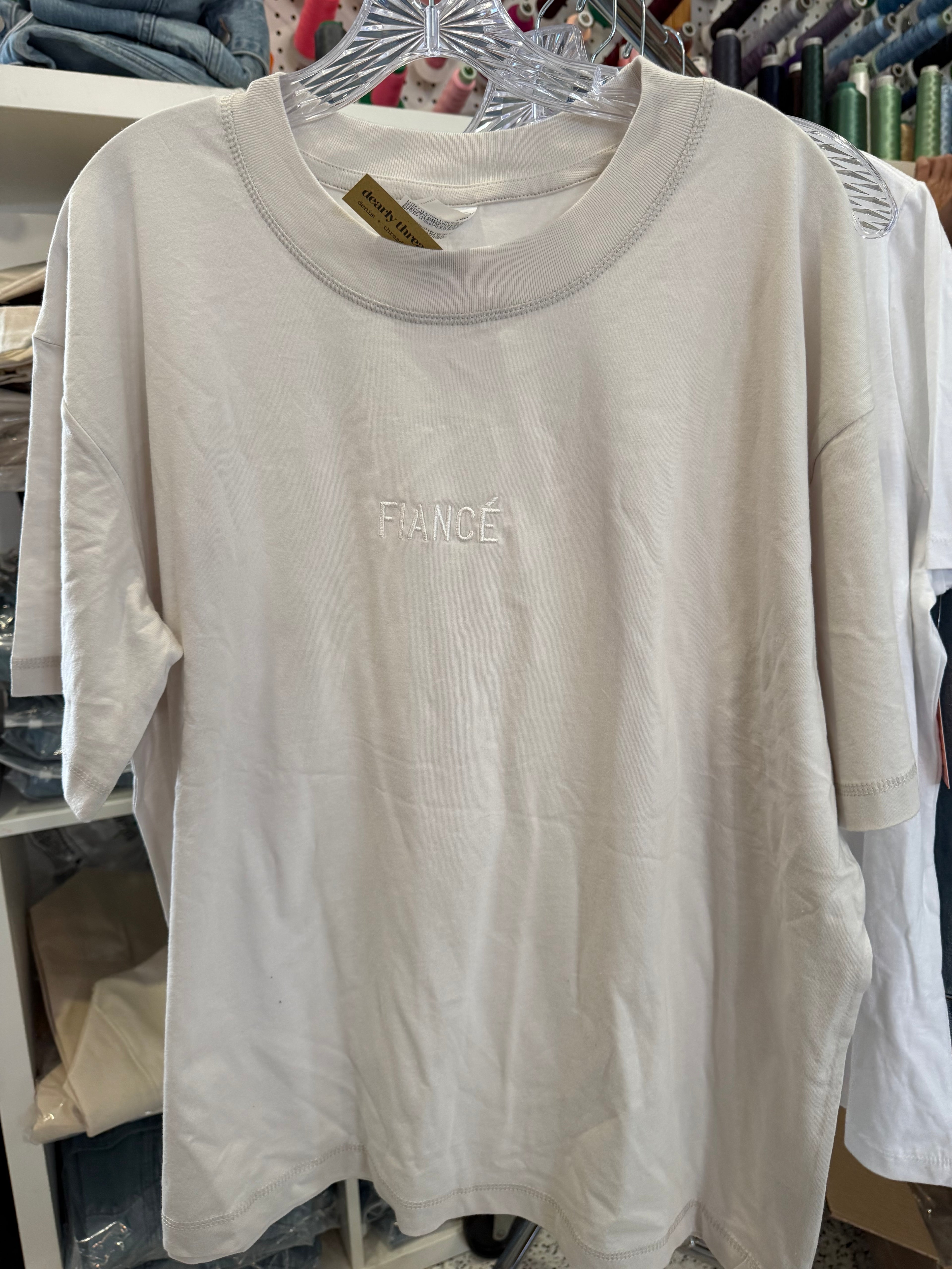 Custom Text Oversized Tee