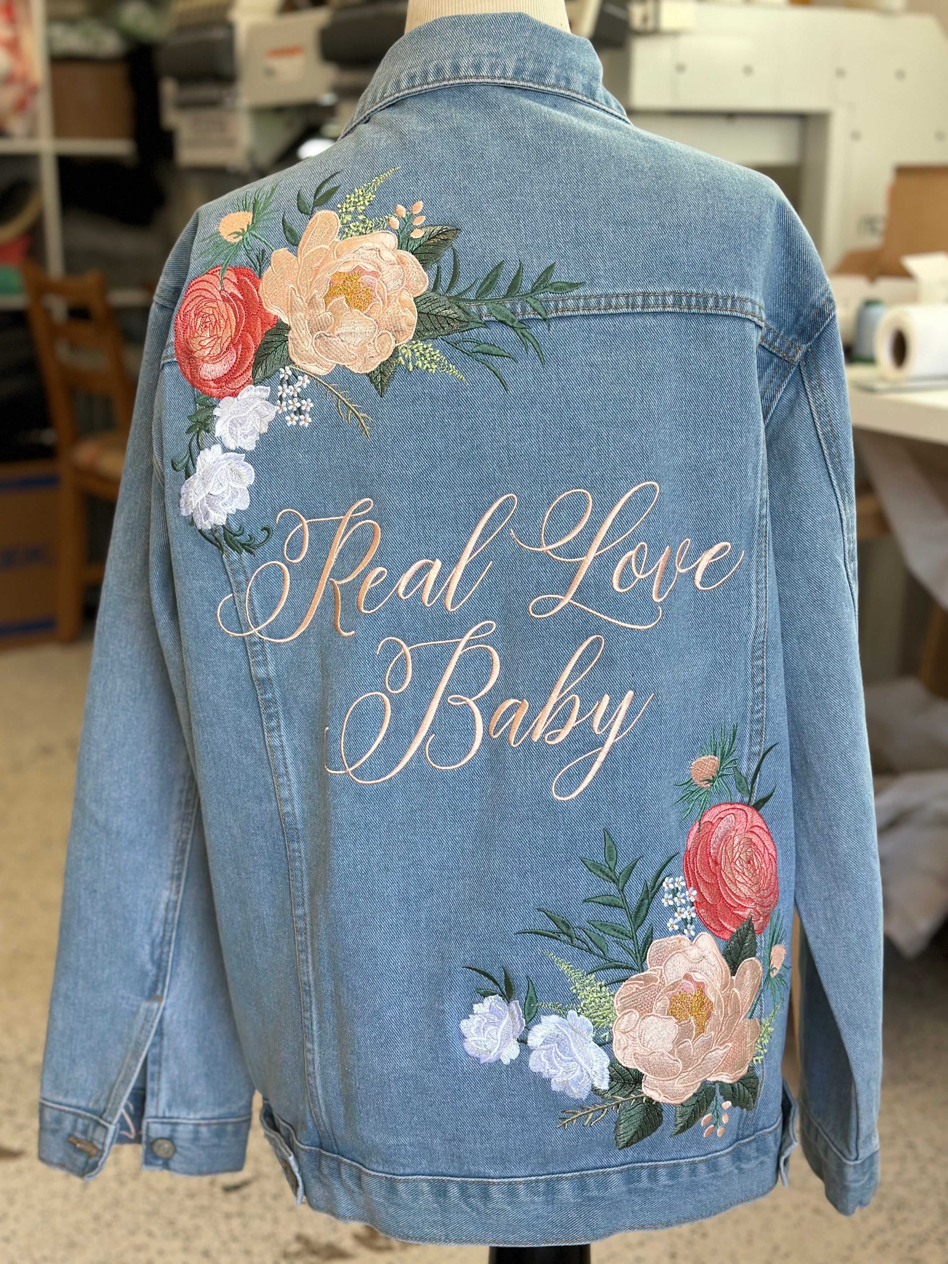 DESIGN DEPOSIT for 1 Custom Women's RELAXED FIT Denim Jacket