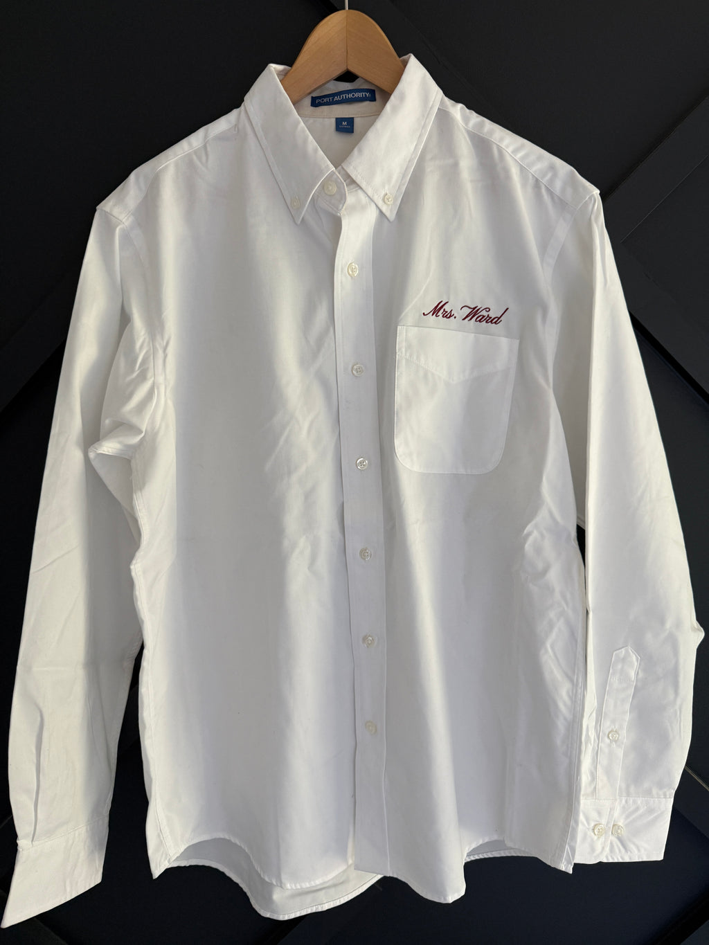 CUSTOM Embroidered Name Over Pocket Get Ready Oversized Button Down Shirts