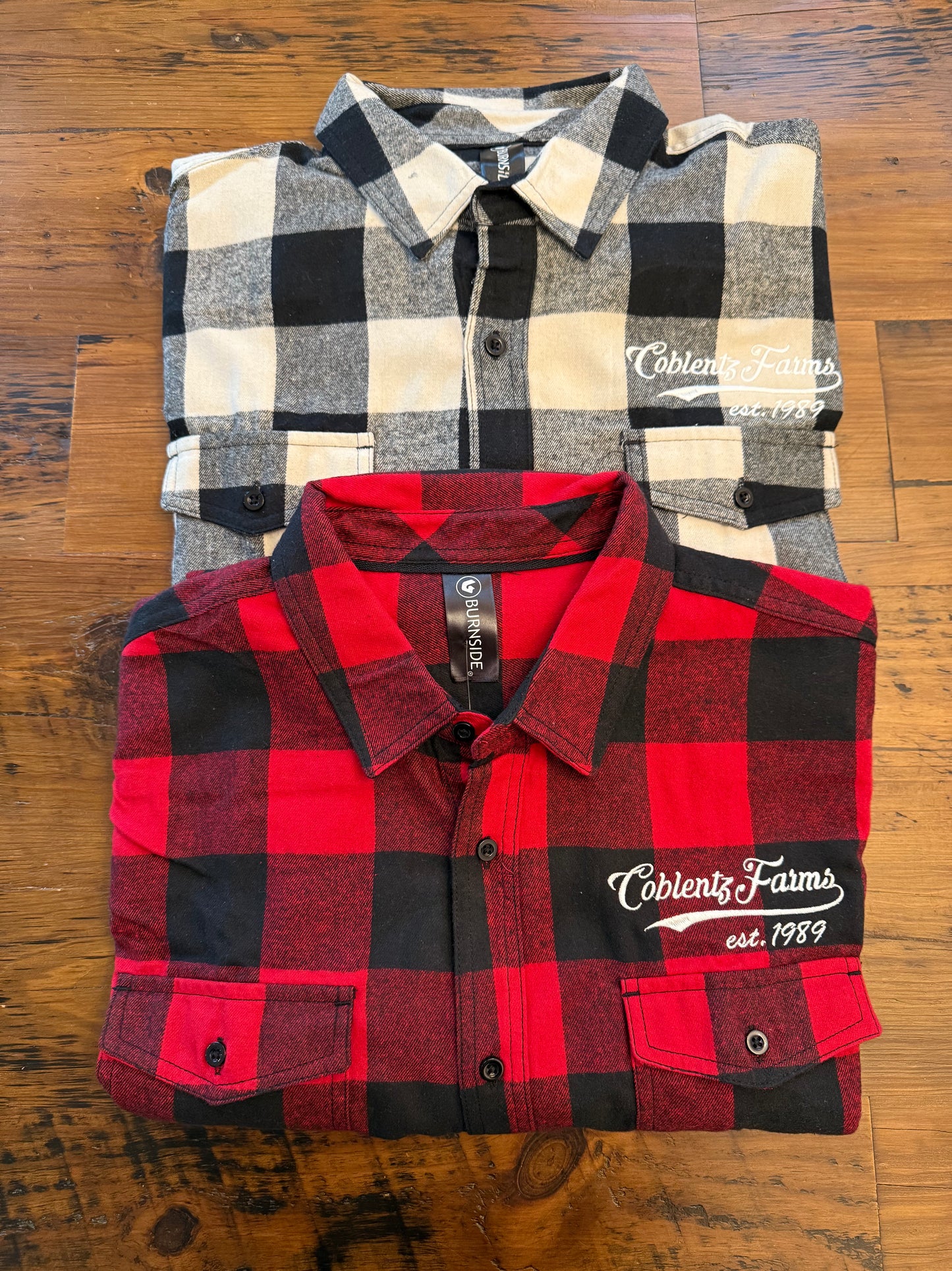 Embroidered Grandpa Flannel Shirt