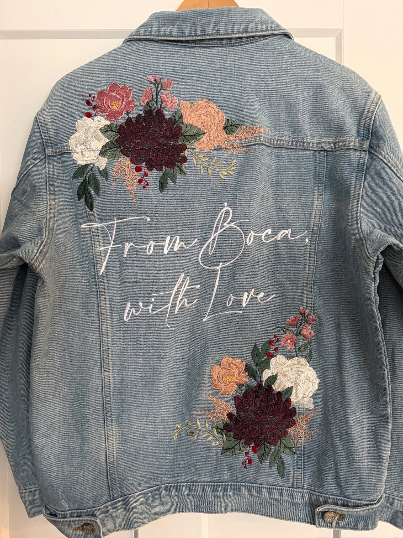DESIGN DEPOSIT for 1 Custom Women's RELAXED FIT Denim Jacket