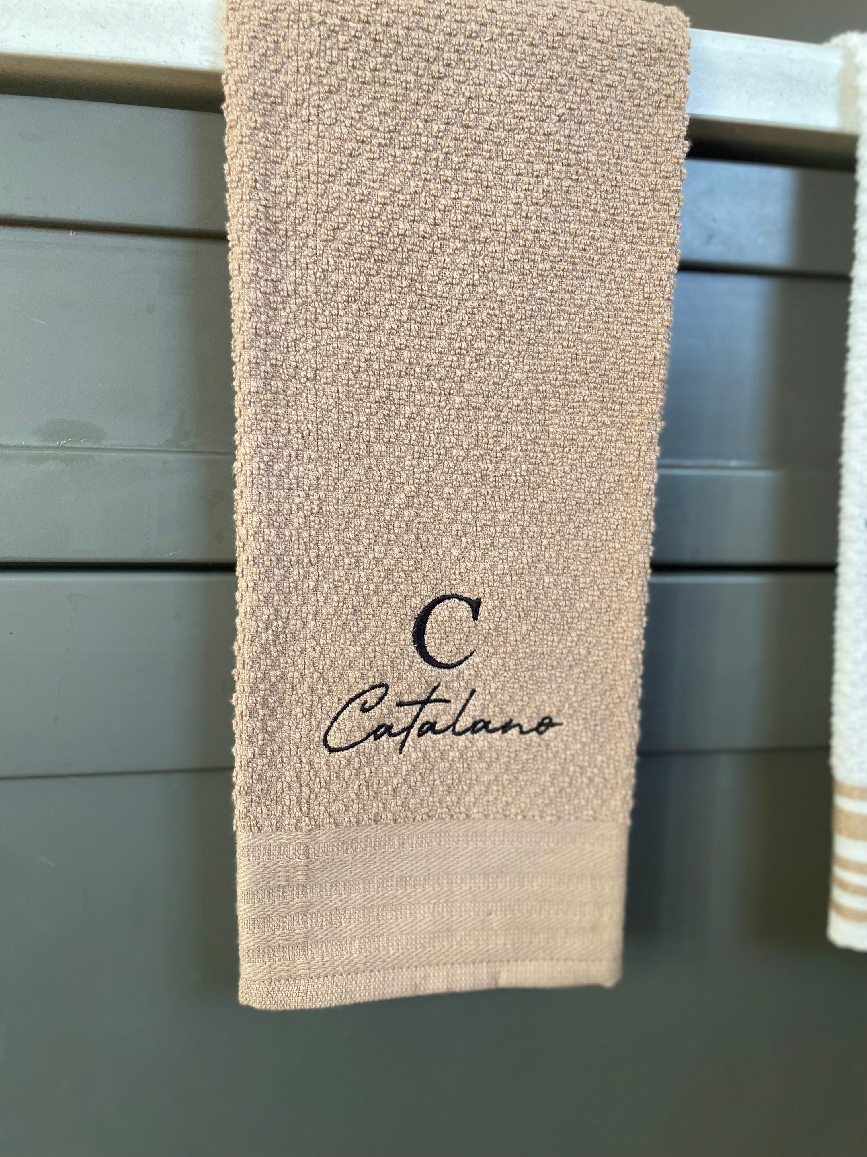 Embroidered Kitchen Towel