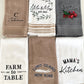 Embroidered Kitchen Towels