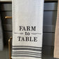 Embroidered Kitchen Towels