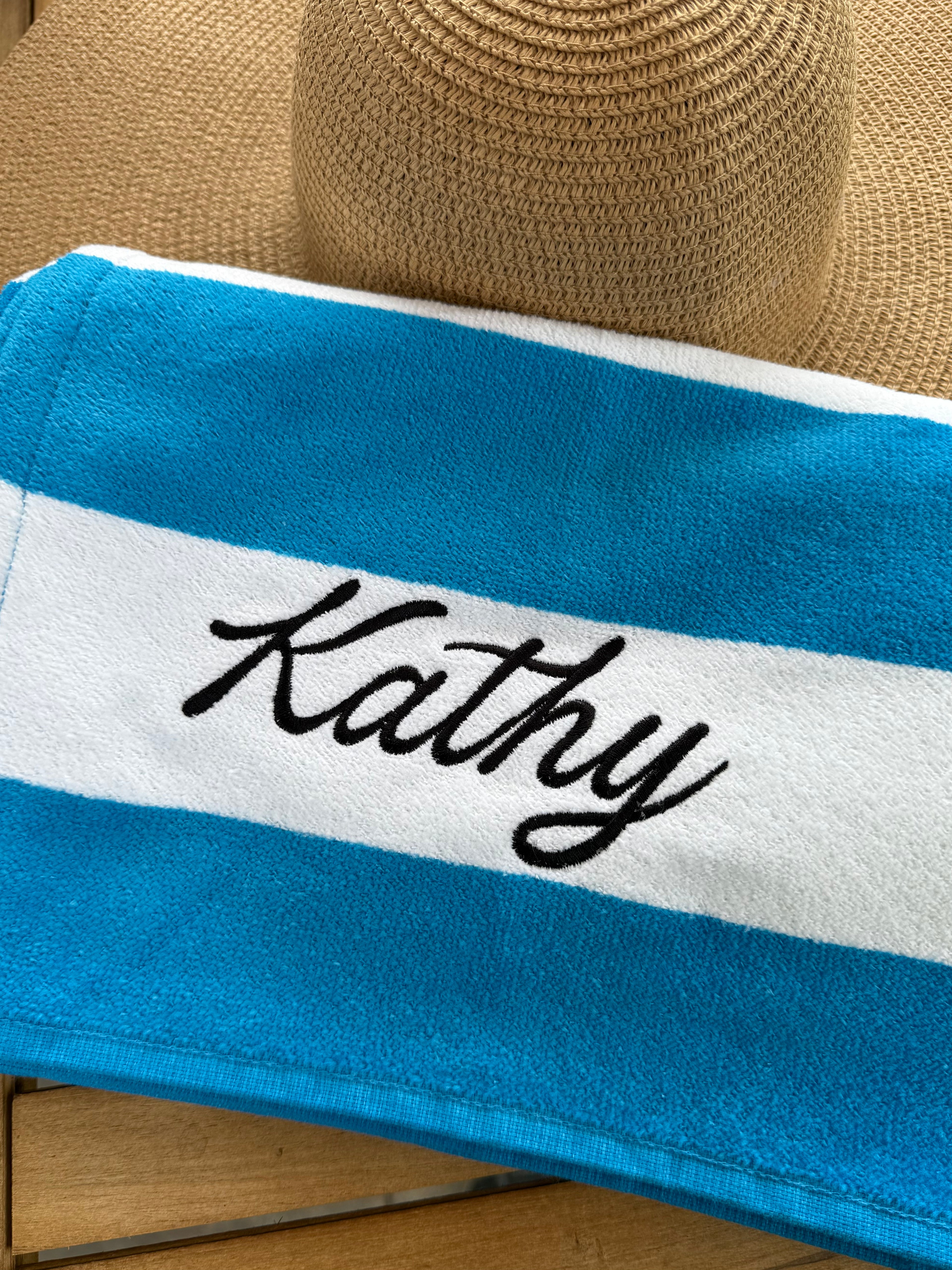 Custom Name Beach Towels