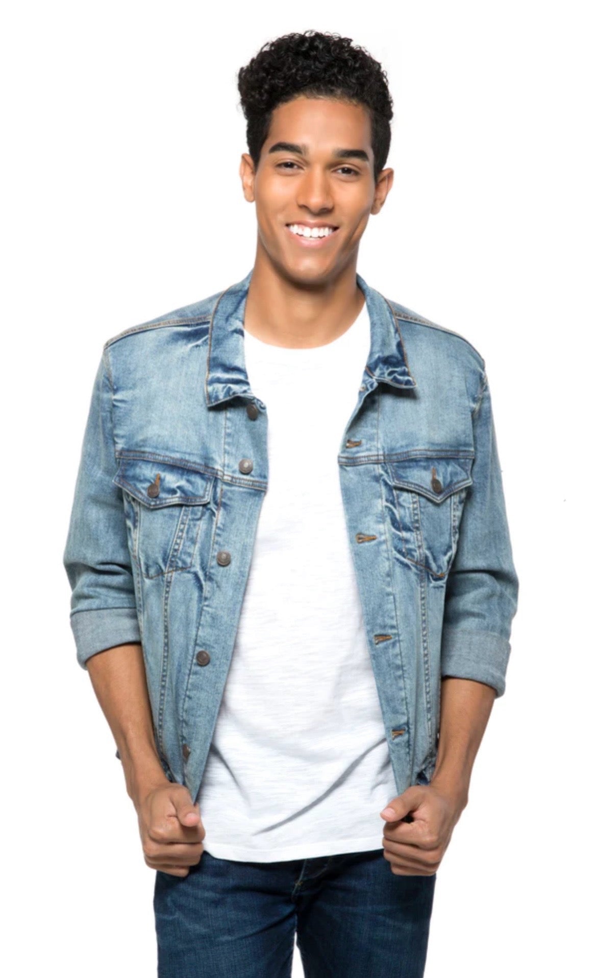 DESIGN DEPOSIT for 1 Custom UNISEX LIGHT WASHED Denim Jacket