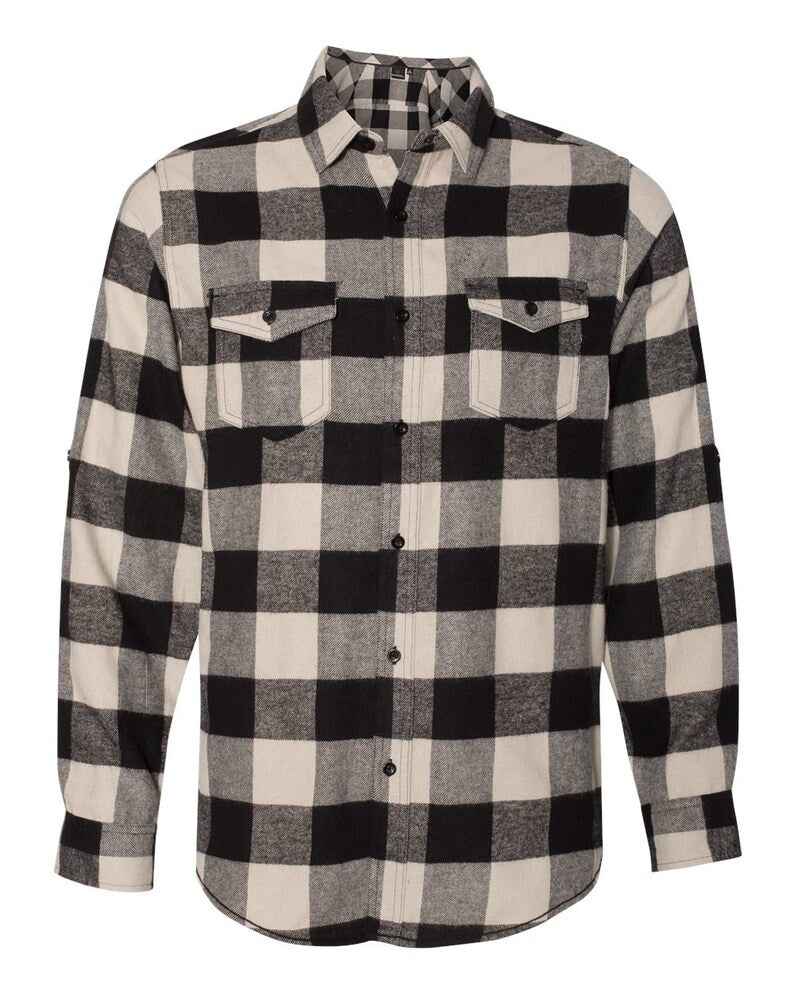 Embroidered Grandpa Flannel Shirt