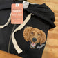 Custom Pet on Zip Up Hooded Sweatshirt