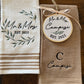 Embroidered Kitchen Towel