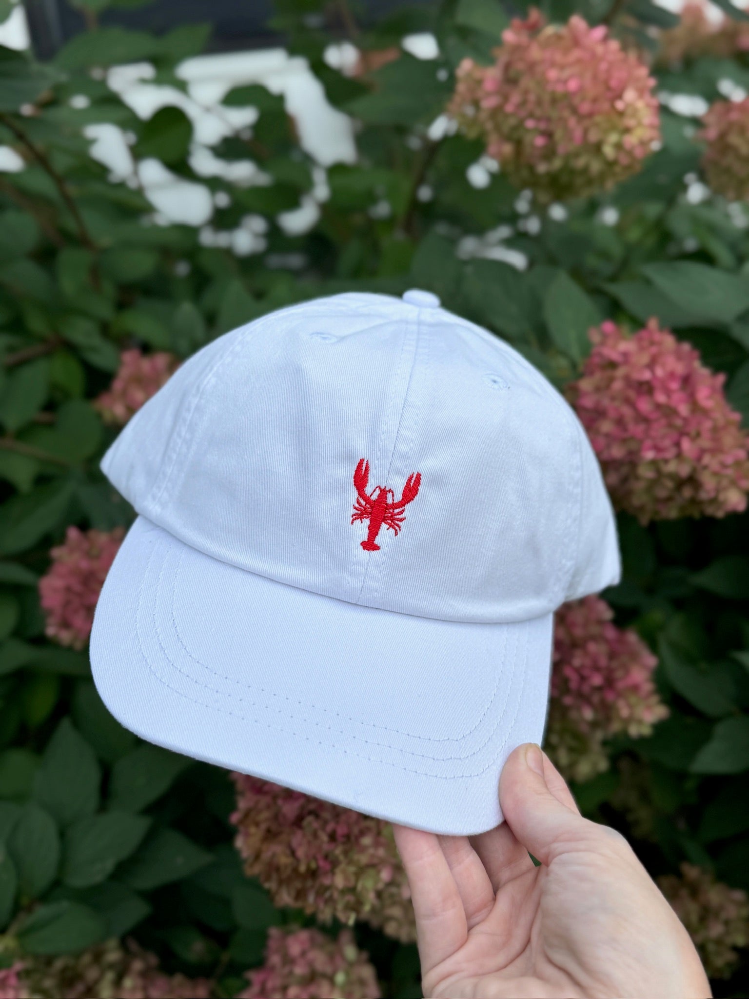 Embroidered Lobster Hat