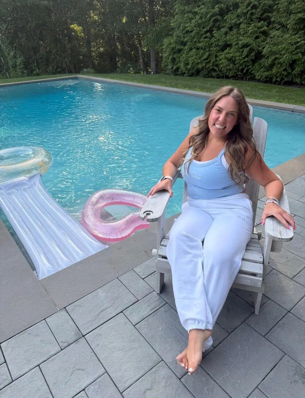 Custom Embroidered Women’s Mrs. Tank and Sweatpants Set