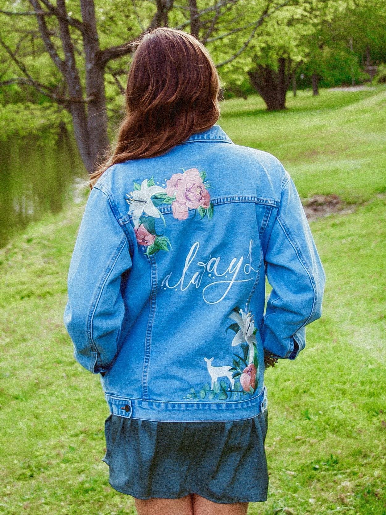 DESIGN DEPOSIT for 1 Custom Women's RELAXED FIT Denim Jacket