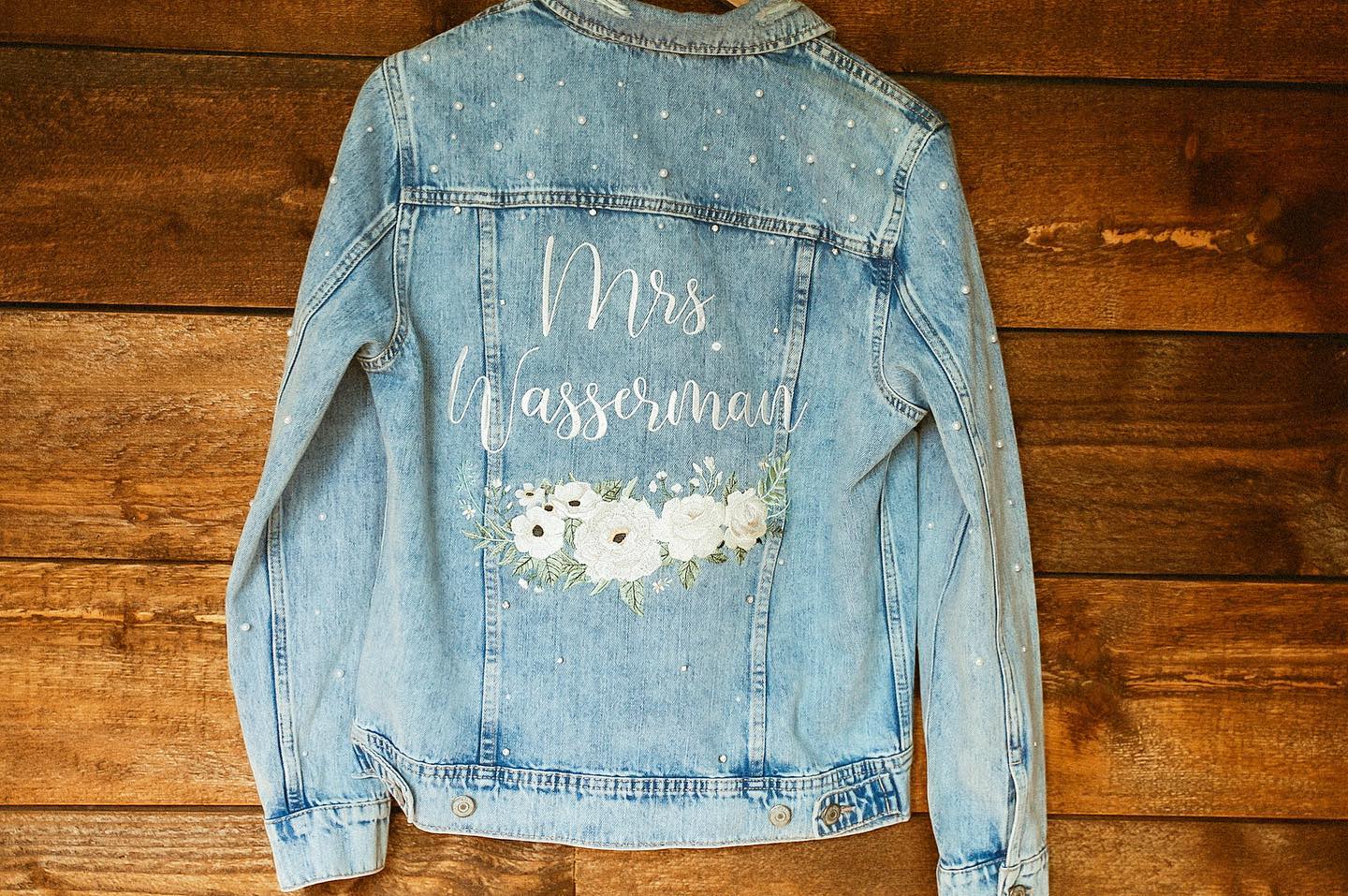 DESIGN DEPOSIT for 1 Custom Women's FITTED Denim Jacket